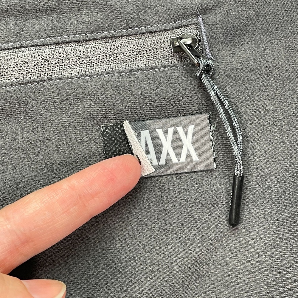 Saxx Go To Town 2 n 1 Shorts Mens Size 40 Gray Ballpark Pouch 8" - Picture 12 of 12